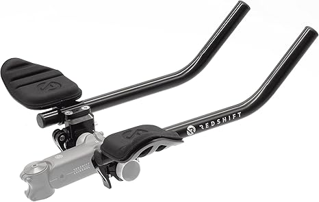 REDSHIFT Quick-Release Clip-On Bike Aero Bars, Bicycle Handlebar Rest, Aluminum Aerobar Extensions for Road, Triathlon, Mountain, Hybrid, Gravel Bikes, Cycling Biking Accessories Part