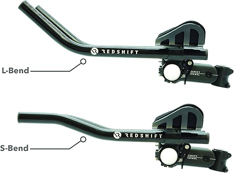 REDSHIFT Quick-Release Clip-On Bike Aero Bars, Bicycle Handlebar Rest, Aluminum Aerobar Extensions for Road, Triathlon, Mountain, Hybrid, Gravel Bikes, Cycling Biking Accessories Part